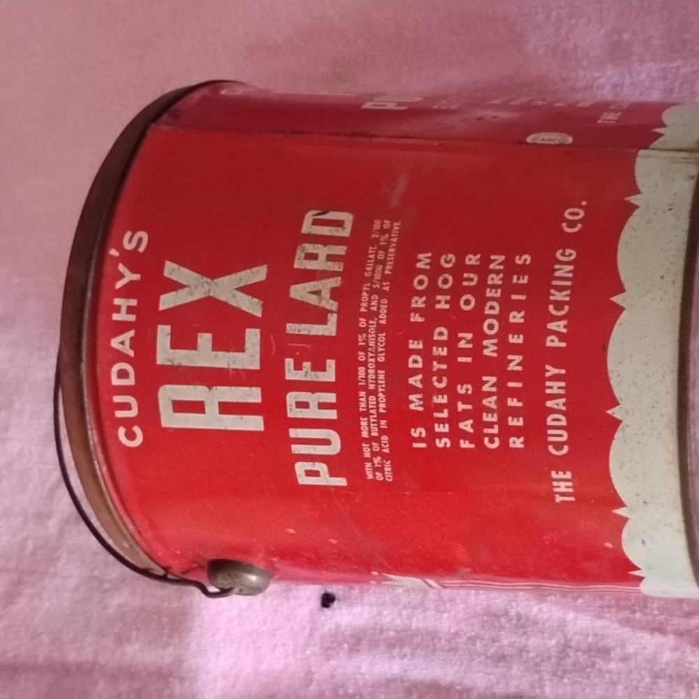 Red Metal Bucket